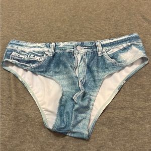 Denim looking speedo size L